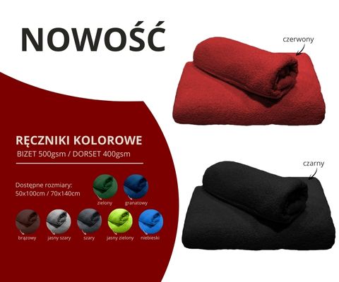 Ręczniki kolorowe