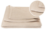 GEWEBTES BADEZIMMERHANDTUCH HOTEL HOLY BIZET BEIGE 50x100
