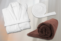 SPA Handtuch-Set Bademantel+kurzer Morgenmantel, CORFU SPA&BATHROBE KAI