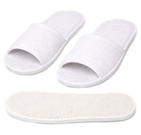 Nonwoven slippers open toe