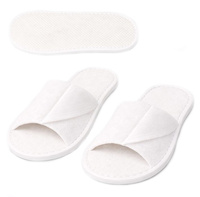 Nonwoven slippers open toe