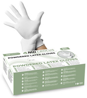 4MD CROCUS Examination glove white S
