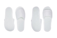 Nonwoven slippers close toe
