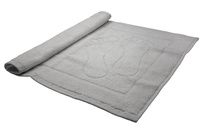 Bathroom Mat with "Foot" Pattern / 650 gsm 50x70 Light Grey