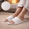 Nonwoven slippers open toe