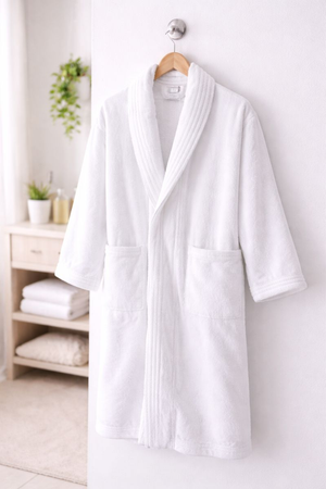WELFOLE HOTEL SHIRT FROTT WHITE SOFT SPA velour 100% Baumwolle S