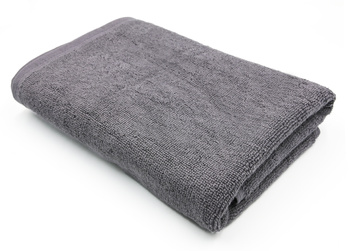 ASCIUGAMANO DA BAGNO GRANDE IN COTONE PER HOTEL SPESSO 906 GRIGIO THERA 70X140