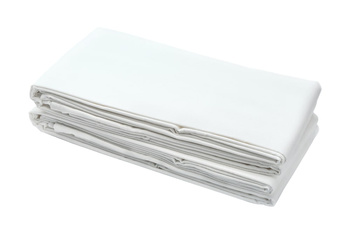 TRADITIONELLES WEISSES HOTELBETT MIT GEWEBTEN MELOS FLAT 220x200
