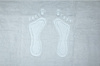Bath mat "foot" design / 650gsm 50x35