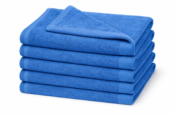 BAGNO MANICA GRANDE SPA ASCIUGAMANO 70x140 BLU BIZET