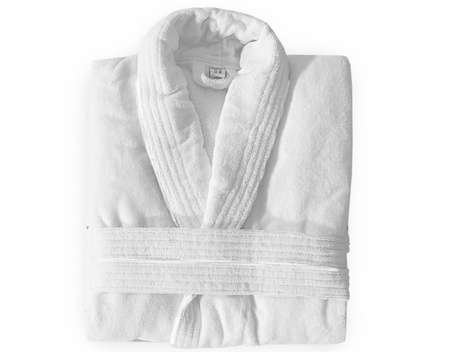 WELFOLE HOTEL SHIRT FROTT WHITE SOFT SPA velour 100% cotone M