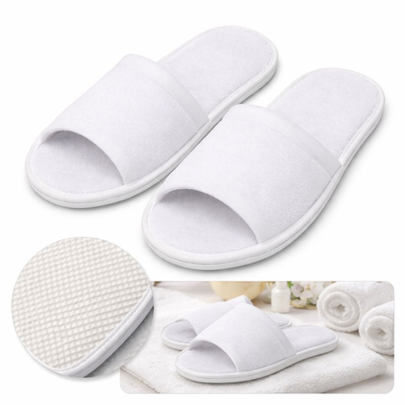 Nonwoven slippers open toe