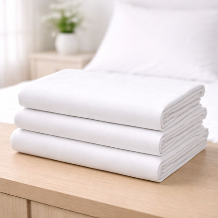 TRADIZIONALE HOTEL SLEEAK BIANCO SEMPLICE CON MELOS FLAT COTONE 160x240