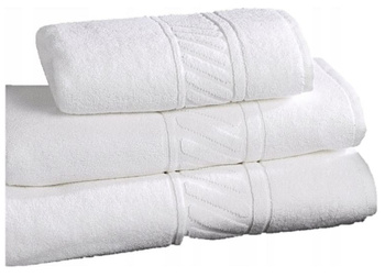 TELO DA BAGNO HOTEL IN COTONE BIANCO 500 G/M² 100% COTONE THERA PORTO 50X100 CM