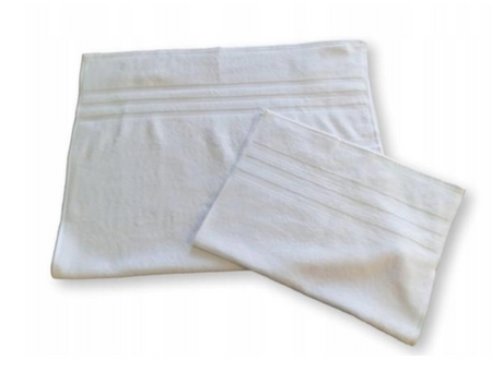 TELO BAGNO HOTEL 100% COTONE SPA 400 G/M² BIANCO PISCINA 100X150