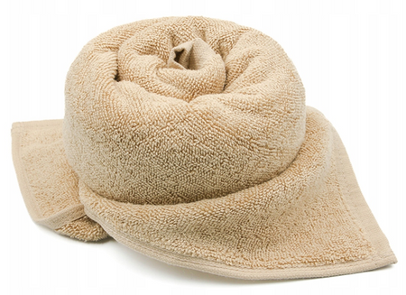 ASCIUGAMANO DA BAGNO GRANDE IN COTONE PER HOTEL SPESSO 615 BEIGE THERA 50X100