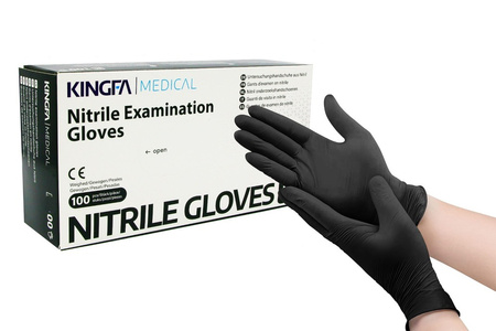 KINGFA Examination glove black L