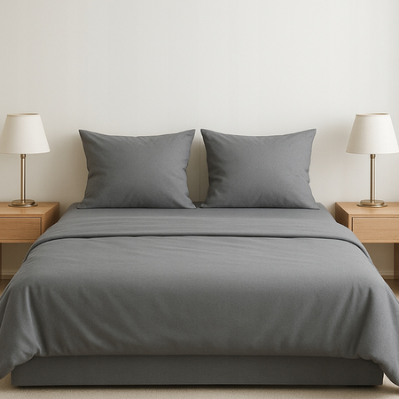 Biancheria da letto MELOS grigio, lino / 100% CO 140X200