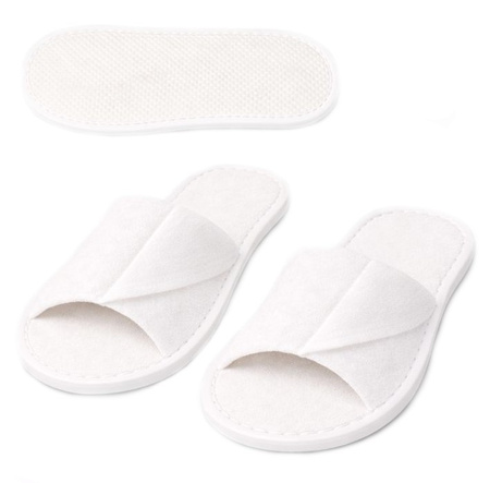 Nonwoven slippers open toe