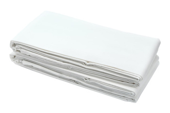 Lenzuolo NICO in cotone bianco per hotel 120 x 260 cm