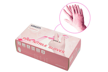 Guanto diagnostico KINGFA rosa S