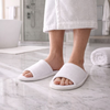 Nonwoven slippers open toe