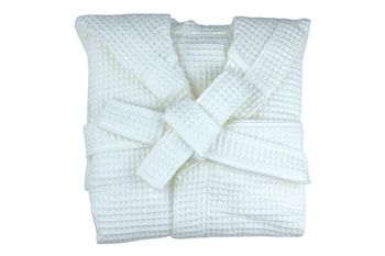 ACCAPPATOIO HOTEL WAFFLE SPA COTONE SPESSO BIANCO ACCAPPATOIO KAI CON CINTURA S