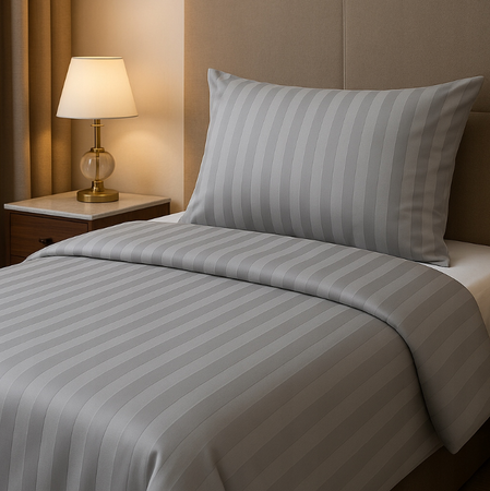 MARI pillowcase, stripes 2cm / 100% CO 60x80