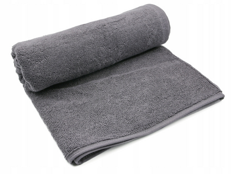 ASCIUGAMANO DA BAGNO GRANDE IN COTONE PER HOTEL SPESSO 906 GRIGIO THERA 70X140