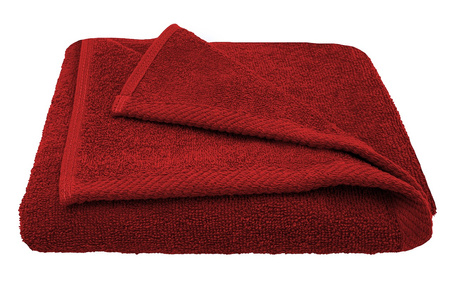 70x140 telo da bagno in cotone HOTEL 400 G DORSET ROSSO