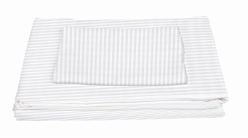 KAMI duvet cover, stripes 0.5cm, 50% CO / 50% PES 160X200