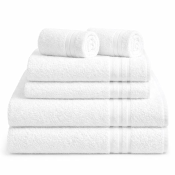 TELO BAGNO HOTEL 100% COTONE SPA 400 G/M² BIANCO PISCINA 40X60