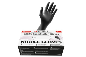 4MD IRIS Examination glove black M