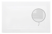 Tappetino da bagno per hotel bianco TRIPLE FRAME 3 FRAME 50x70 650 GSM