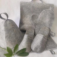 KIT SAUNA CAPPELLO SAUNA MANIGLIA SEDILE BORSA SANDS GRY 5-in-1 COMPOSITO