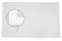 Tappeto da bagno MODELLO GRECO 650 GSM hotel BIANCO GRECO 50x70