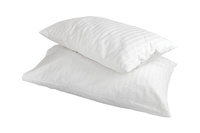 Federa per hotel in cotone robusto a righe bianche 40x40 cm