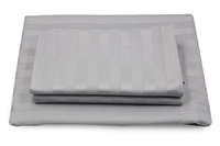 Biancheria da letto MARI GREY, righe 2cm / 100% CO 140x200